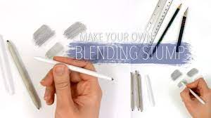 Learn how to make a homemade blending tool, aka blending stump using materials you already have around the house. How To Make Your Own Blending Stump To Blend Smudge The Graphite Emmy Kalia Youtube