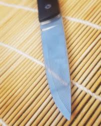 Outeau Pliant Liner Lock Gaucher Platine En Inox Z8c17 Fausse Piece En Inox X50crmov15 Plaquettes En Ebene Et Lame En Acier Vg10 San Knife Pocket Knife