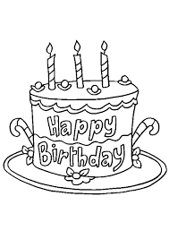 Get the markers out and make an average day a little more magical (for free!) by printing out a few of our favorite fairy, rainbow, and baby unicorn coloring pages. Coloring Pages Printable Birthday Cake Coloring Page