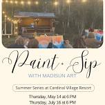 Paint & Sip at Cardinal Village Resort