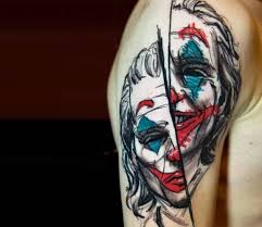 You can use red color for the eye to make it appear even more. Joker Tattoo By Adrianna Marta Grzelak Post 30258