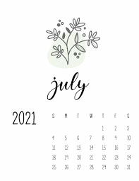 There are 31 days this month. Free Printable Botanical July 2021 Calendar In 2021 Calendar Printables Printable Calendar Template 2021 Calendar