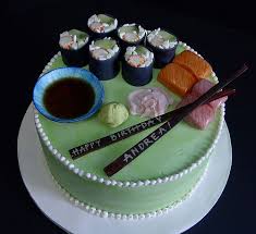 Sushi Cake Thanks To Elisa Strauss From Confetti Cakes For Flickr Sushi Cake Crazy Cakes Novelty Cakes