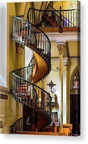 The Miraculous Stairway Loretto Chapel Santa Fe New Mexico Acrylic Print By Jon Berghoff In 2021 Loretto Chapel Stairways New Mexico