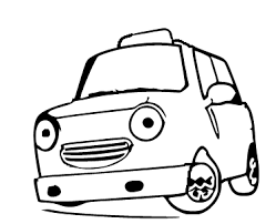 Dengan belajar mewarnai, kreativitas dan imajinasi siswa akan semakin berkembang. Mewarnai Gambar Mobil Taksi Lucu Aneka Mewarnai Gambar Mobil Lucu Sandakan