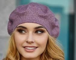 Wool BERET With Cabillou 30 Colors, Vintage French Style, HANDMADE Hat, One  Size