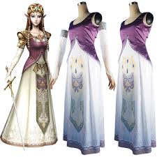 Legend Of Zelda Princess Dress Cosplay Costume Halloween Costume Zelda Dress Princess Costumes Ball Dresses