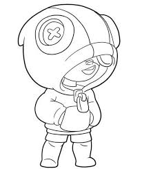 Attack, super and gadget description. Brawl Stars Coloring Pages Coloring Home