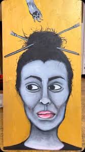 This is a new piece painted in between commissions , 36” x 12” oil