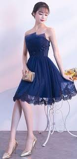 Pin By We Re Two Pinners On Samis Party Lace Blue Dress Homecoming Dresses Short Prom Dress