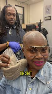 After the mishap, I had to visit my favorite and only BARBER for the  correction. @powlifestyle_1 Patrick fixed it for me. #bronx #bronxbarber  #baldie #baldierevolution #baldgirlsdoitbetter #baldgirls ...