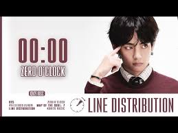 Bts Ë°©íƒ„ì†Œë…„ë‹¨ 00 00 Zero O Clock Line Distribution Ø¯ÛŒØ¯Ø¦Ùˆ Dideo