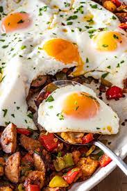 Spanish Migas With Fried Eggs Cook S Illustrated Recipe Chewy Bread Real Food Recipes Stuffed Peppers