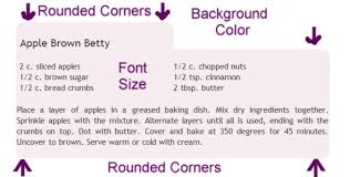 Make Recipe Cards Using Advanced Html Tables Recipe Cards Recipe Cards Template Food To Make
