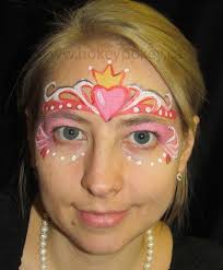 heart face paint designs