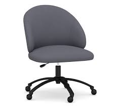 Ryker Upholstered Swivel Desk Chair Pottery Barn Upholstered Swivel Chairs Chair Desk Chair