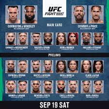 Кард / бои ufc vegas 27: Ufc Get Your Predictions In Now Your Line Up Is Set For Ufcvegas11 Tonight Facebook