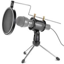 Robot Check Microphone Tripod Foldables