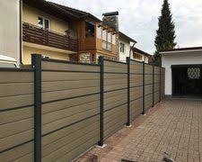 Wpc Sichtschutz Anthrazit Alupfosten Anthrazit Zaunteam Chiemgau Teisendorf Ruckstetten 83059 Kolbermoor Zaune Und Tore Zaun Sichtschutz