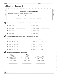 Long Vowel O Words Phonics Unit Printable Skills Sheets