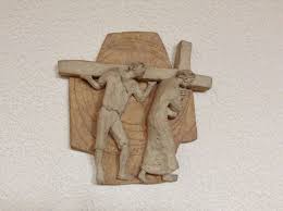 Sr Caritas Op Chemin De Croix 5 1990 Monastere Des Dominicaines De Cazis Suisse Chemin De Croix Art Sacre Croix