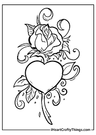 Foster the literacy skills in your child with these free, printable coloring pages that can be easily assembled int. Rose Coloring Pages Original And 100 Free 2021