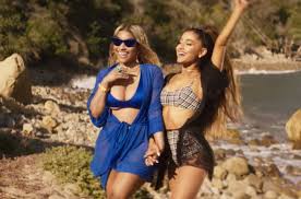 Nicki Minaj Ariana Grandes Video For Bed Watch Billboard