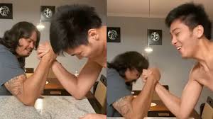 How tall is kai sotto? Kai Sotto Falls To Dad Ervin In Arm Wrestling Video Dailymotion