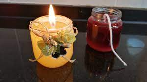 Ortaya çıkan dekoratif sonuç ise muhteşem! Eski Mumlarla Yeni Mum Yapimi Making Candle Eski Mumlari Degerlendirelim Diy Mum Susleme Youtube