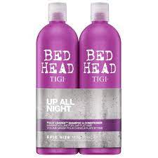 A natural acidic compound, such as apple cider i will recommend tigi bed head dumb blonde purple toning shampoo as it replenishes moisture in your scalp. Bed Head By Tigi Fully Loaded Volume Shampoo Und Conditioner Fur Feines Haar 750 Ml 2 Stuck Amazon De Beauty