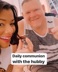 My husband has been home with me everyday for a month and so we have  started taking communion together and praying together before we go work in  the shop! @stephen_weaver_