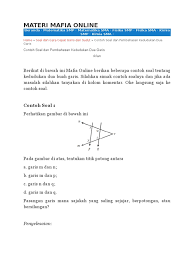 Maybe you would like to learn more about one of these? Contoh Soal Garis Berpotongan Kelas 4 Cara Golden