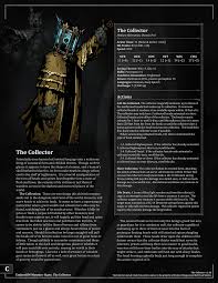 Take a sneak peak at the movies coming out this week (8/12) 'national lampoon's christmas vacation' cast: Darkest Dungeon The Collector V1 00 D D 5e Monster Stats I Created A New Dark T Darkest Dungeon Dungeons And Dragons Homebrew Dungeons And Dragons Characters