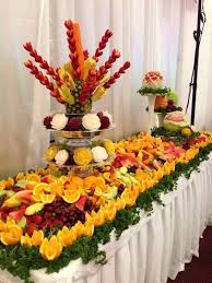 Fruits Wedding Decoration Fruit Furnishings Wedding Foods Wedding Fruits Fruit Shape Delicious Foods Fruit Decorations Fruit Tables Fruit Display Wedding