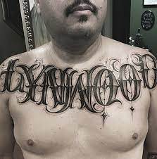 Criminal Lettering Tattoo Tattoo Lettering Chest Tattoo Lettering Tattoo Script