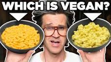 Vegan vs. Non-Vegan Food Taste Test - YouTube