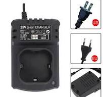 Pengisi Daya Baterai Lithium Multifungsi 110-240V DC 25V Adaptor Isi Ulang  Li-ion untuk Bor Listrik/Kunci Pas/Palu/Obeng - AliExpress