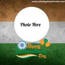 Independence day card making ideas / independence day special greeting card handmade. Indian Independence Day Card With Name And Photo Edit Online Cakedayphotoframes