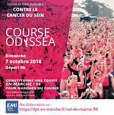 | marche contre le cancer 2018. Odyssea Voulez Vous Courir Ou Marcher Pour Lutter Contre Le Cancer Du Sein Vincennes 07 10 2018 La Republique En Marche