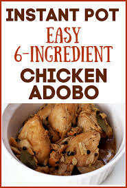 Instant Pot Chicken Adobo 365 Days Of Slow Cooking And Pressure Cooking Recipe Adobo Chicken Adobo Adobo Recipe