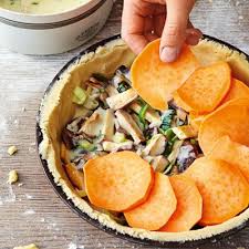 Vegane Susskartoffel Pilz Quiche Rezept In 2019 Leckere Vegane Rezepte Susskartoffel Und Gesunde Kartoffelrezepte