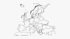 Ai, eps, pdf, svg, jpg, png archive size: Outline Map Of Europe Pdf Printable Black And White Blank Map Of Europe Png Image Transparent Png Free Download On Seekpng