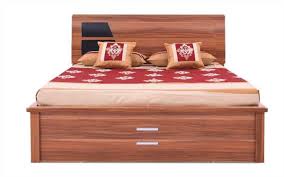 Bedroom furniture keyboard_arrow_right platform beds/low profile beds keyboard_arrow_right aspenhome foxhill queen estate panel bed w/ storage. Alfre King Size Bed With Hydraulic Storage And Reflective High Gloss Finish Buzpick Online Furniture Store