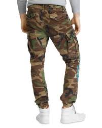 Polo Ralph Lauren Camouflage Print Slim Fit Cargo Pants Surplus Camo Camo Cargo Pants Mens Camo Cargo Pants Cargo Pants Men
