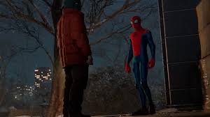 Players start the game using this suit during the first mission. Parting Gift Marvel S Spider Man Wiki Fandom