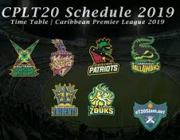 cplt20 schedule 2019 time table caribbean premier league