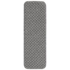 7 = step 7'' x 33'' 100% rubber outdoor/ indoor stair treads non slip. Waffle Pattern Solid Color Indoor Carpet Stair Treads 8 X26 Set Of 13 In Grey Trd10112 13pk
