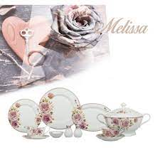 karaca 84 parca finebone melissa yemek takimi cookplus yemek takimi taki yemek