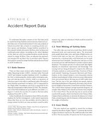 Get an accident (crash) report Appendix C Accident Report Data Guidebook For Energy Facilities Compatibility With Airports And Airspace The National Academies Press
