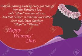On this international women's day 2020, see her in celebration of women and girls all over the world. Happy Women S Day Quotes Stock Photo Picture And Royalty Free Image Image 73477114